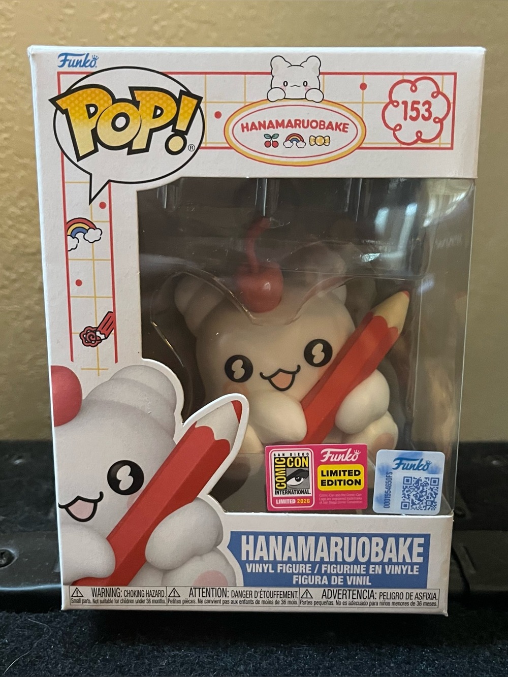 Funko Pop Hanamaruobake 153 Sanrio SDCC Limited Edition 2026 New Sealed NIB